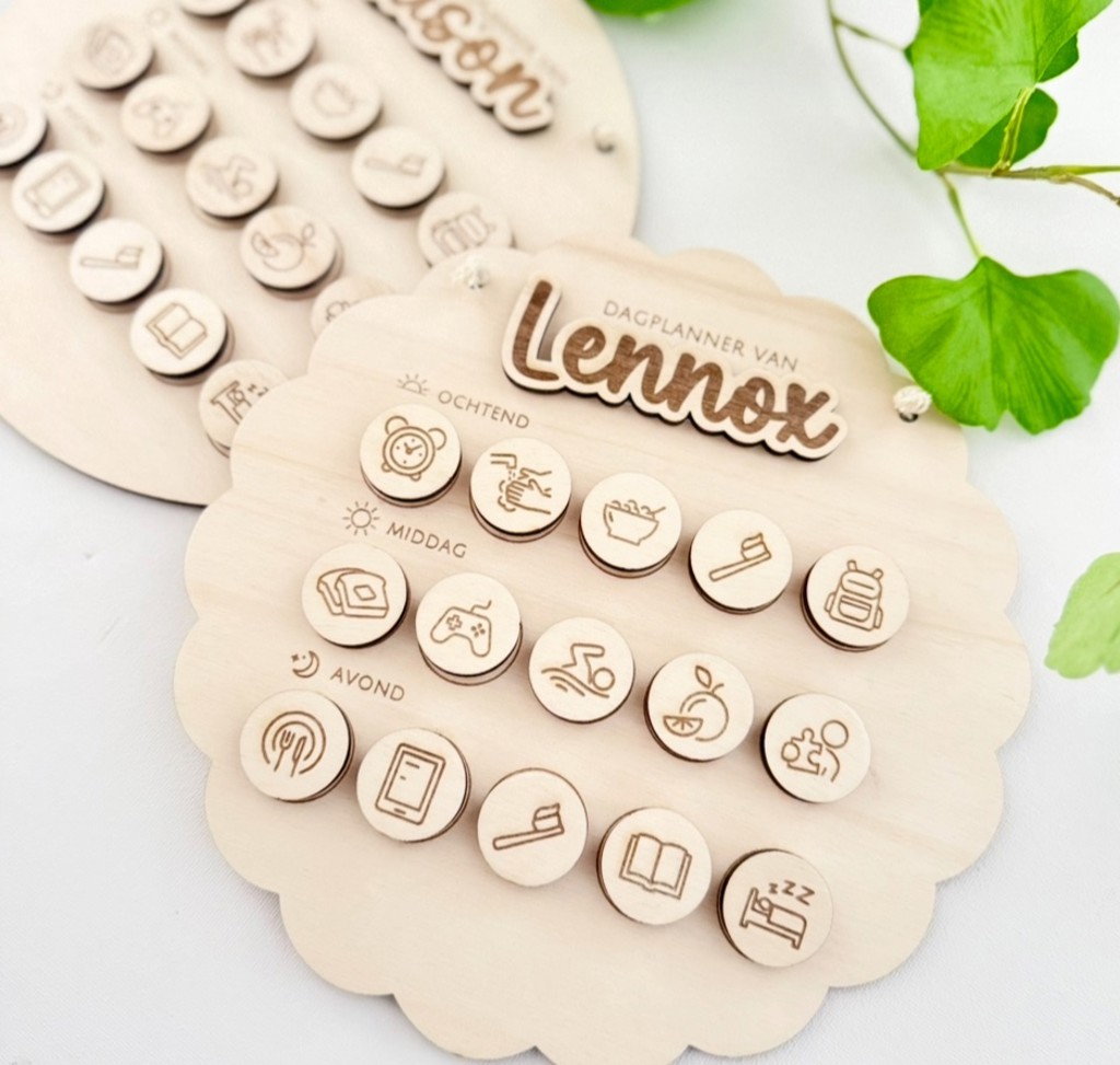 Close up dagplanner schulprand