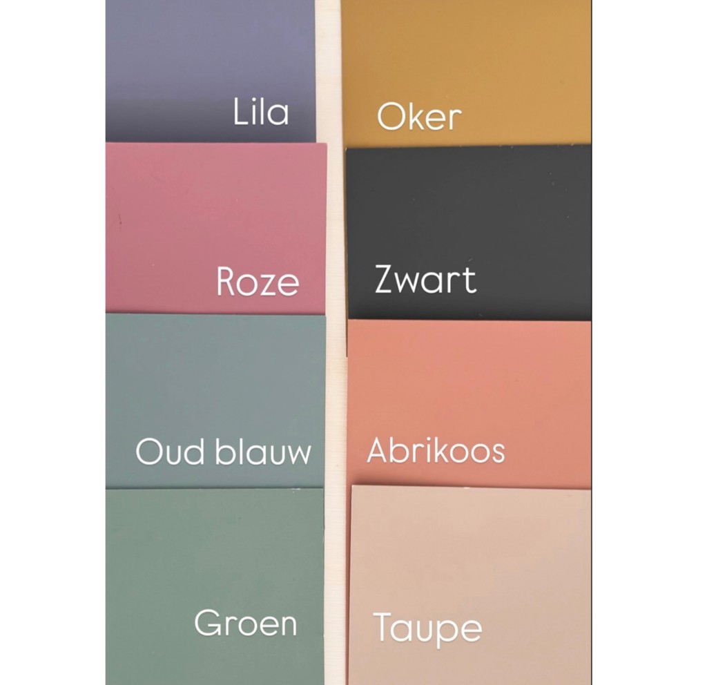 Verfkleuren voor de lamp