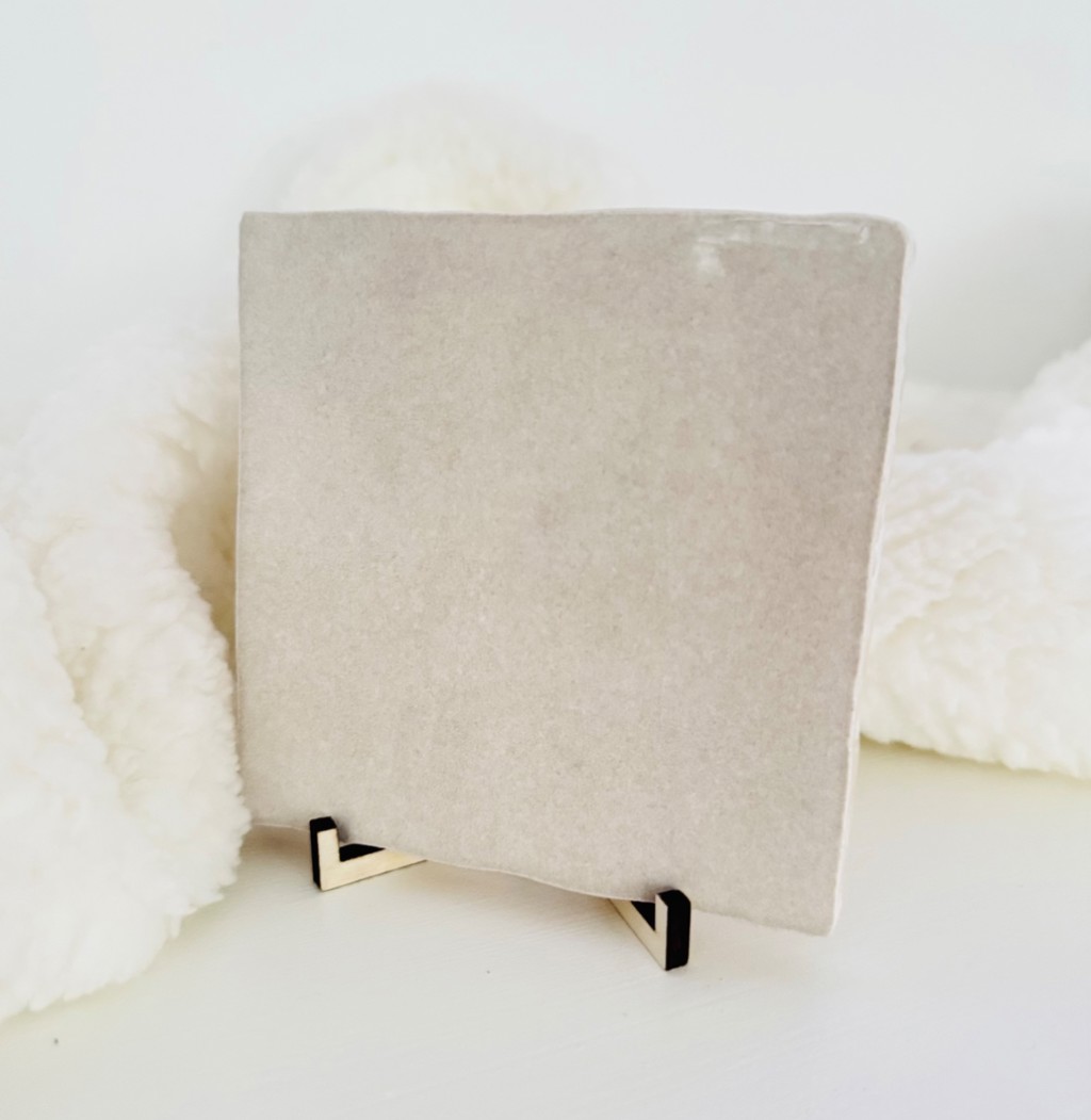 Tegeltje op standaardje